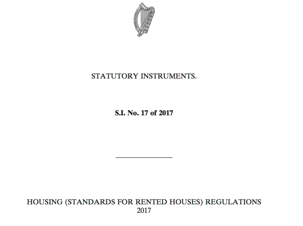 Minimum Housing Standards Tenant Ready